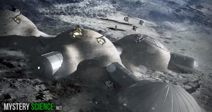 Asentamiento lunar Europeos en la luna