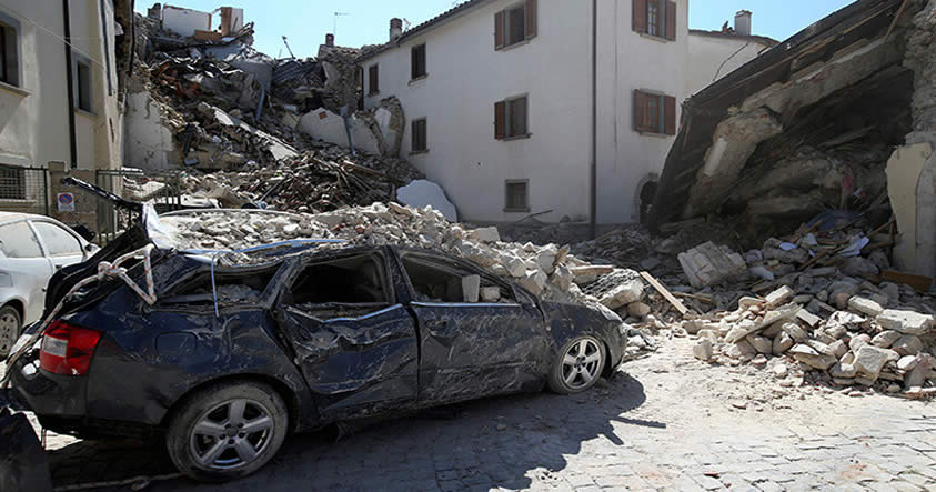 terremoto en Italia agosto