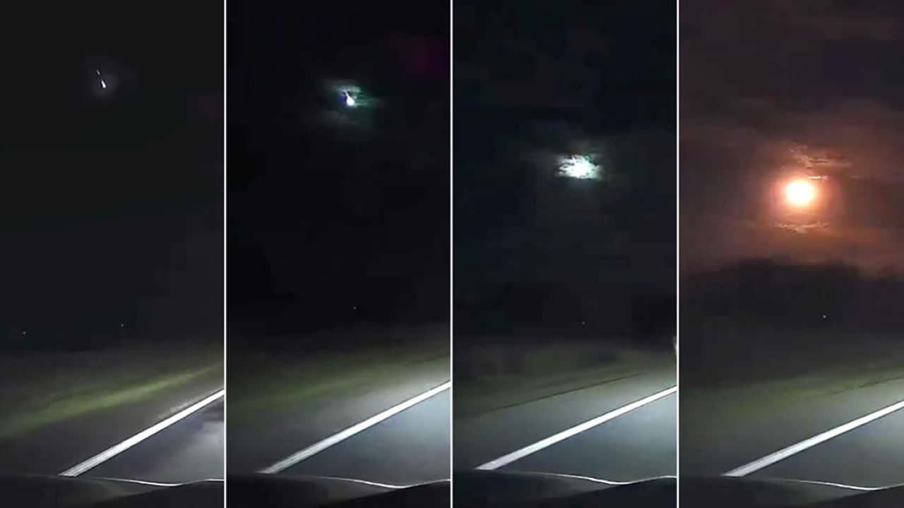 Meteorito ilumina el cielo nocturno en Australia