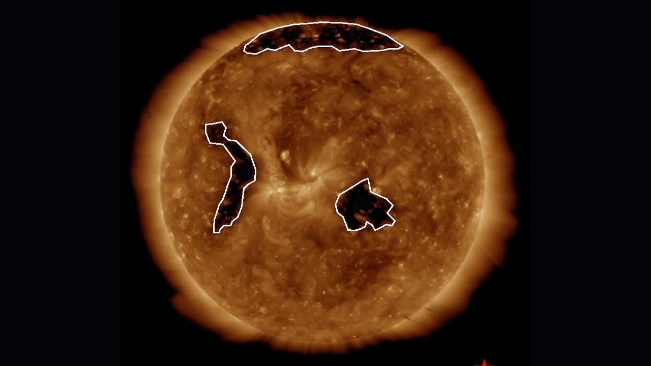 Agujero coronal orientado hacia la Tierra provocará tormentas solares