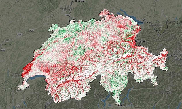 Suiza se está quedando sin nieve, según estudio científico