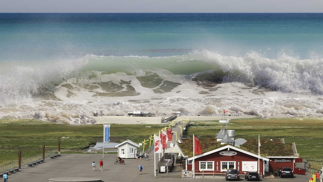 Enormes tsunamis pueden surgir debido al cambio climático