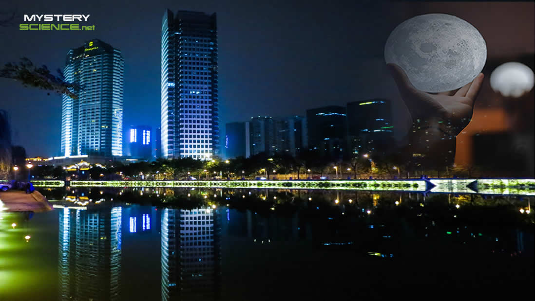 Ciudad de China planea lanzar una «luna artificial» en 2020