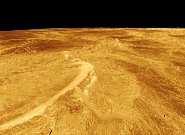 Venus según la misión Magellan. 