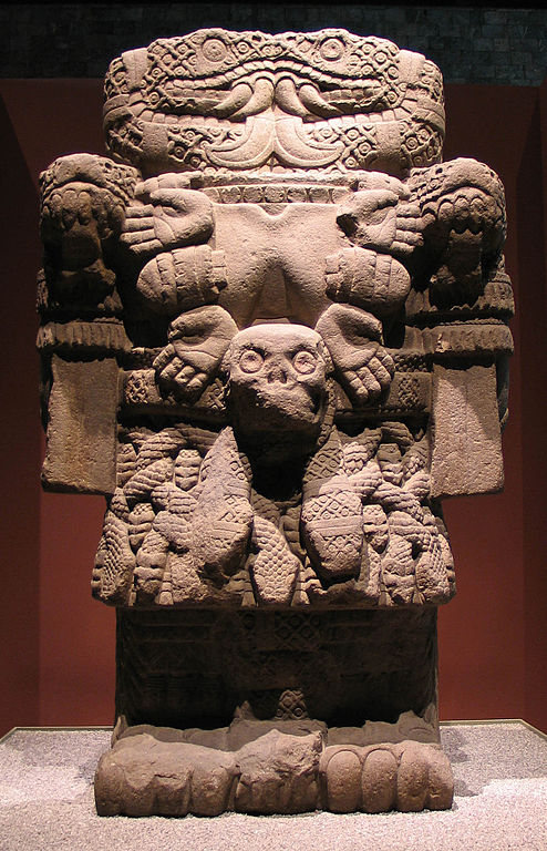 Escultura azteca de Coatlicue