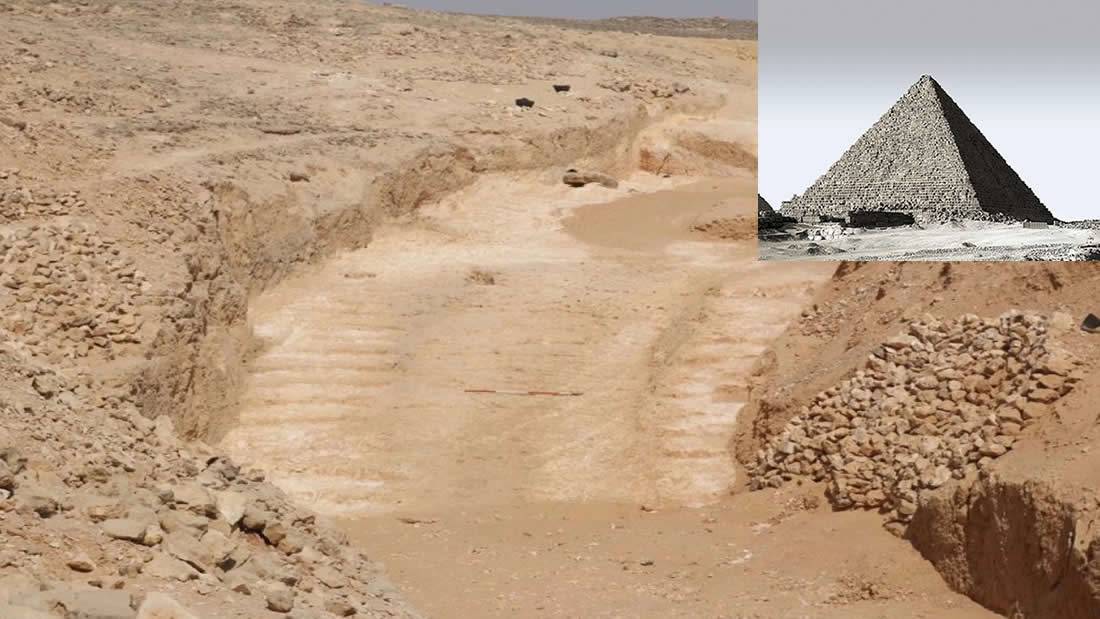 Descubren sistema de rampa de 4.500 años de antigüedad en Egipto