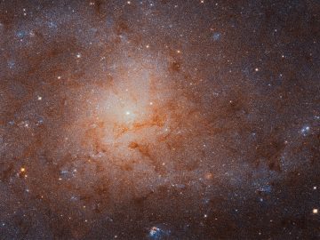 Asombrosa imagen de la Galaxia Triangulum tomada por el Hubble