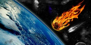 Meteorito en la Tierra