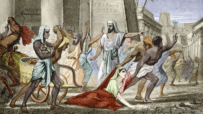 Ilustración de la muerte de Hipatia de Alejandría