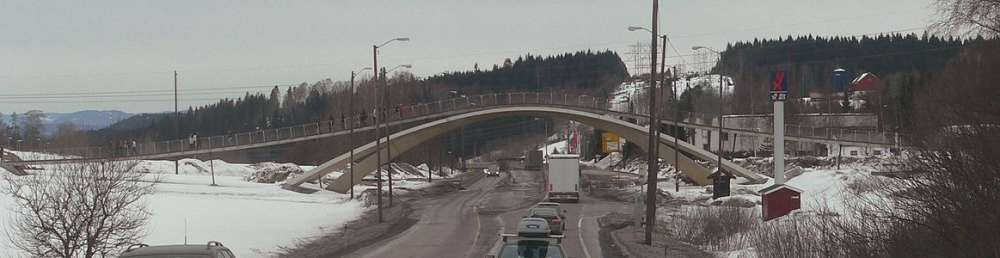 Puente en Oslo inspirado en da Vinci