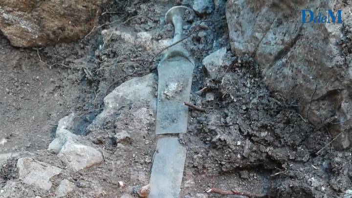 Espada de 3.200 años de antigüedad