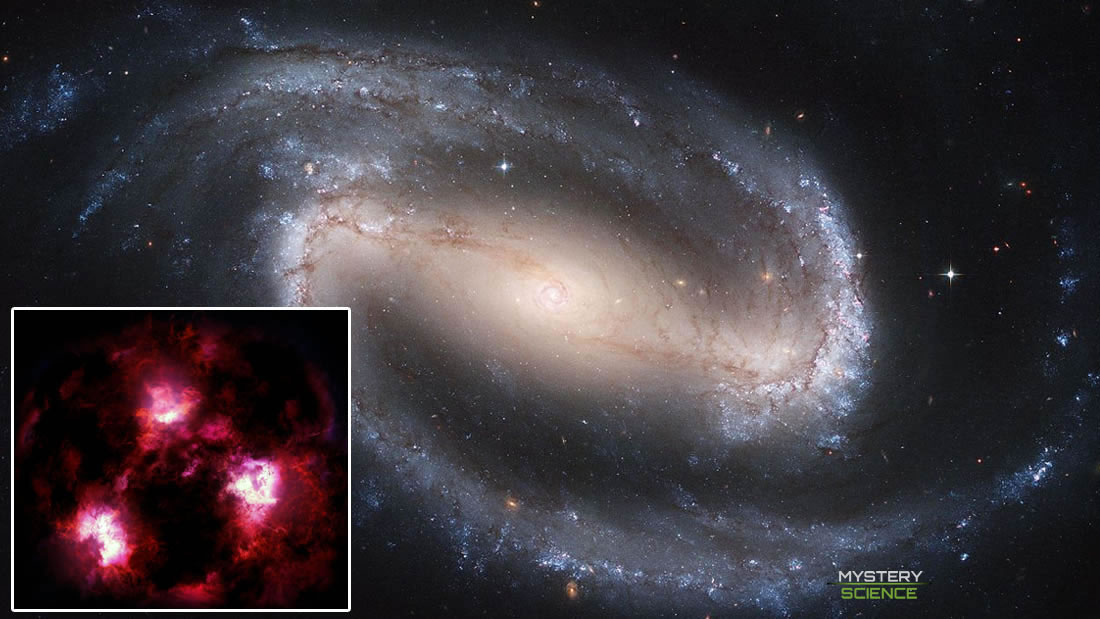 Descubren huellas de una galaxia «monstruosa» que nunca antes se había visto