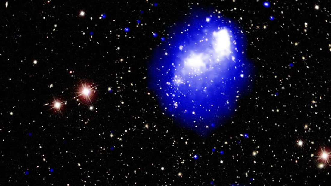 La colisión de 4 cúmulos de galaxias está formando «uno de los objetos más masivos del universo»