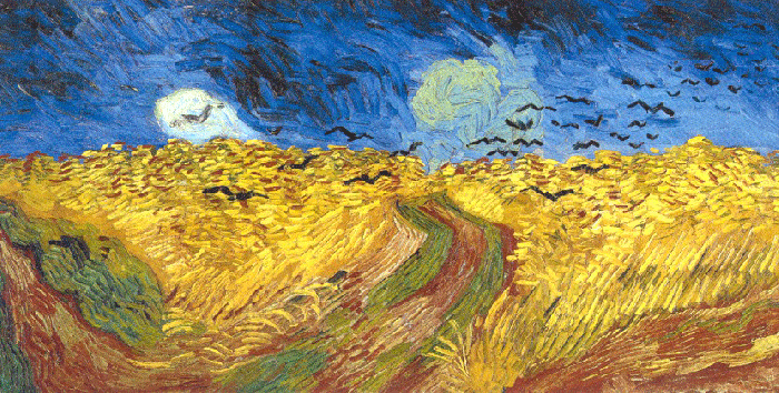Trigal y cuervos Van Gogh