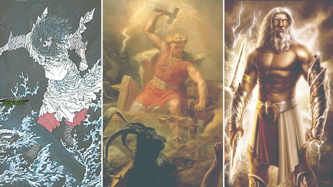 Los dioses del trueno de las diferentes culturas