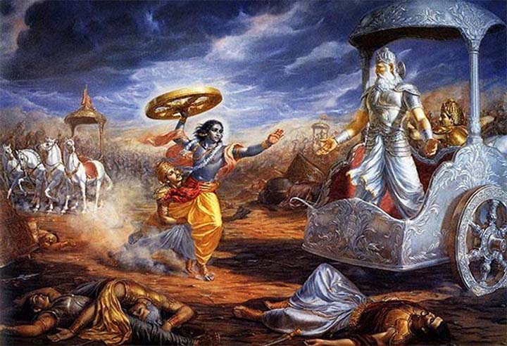 Batalla descrita en el Mahabharata