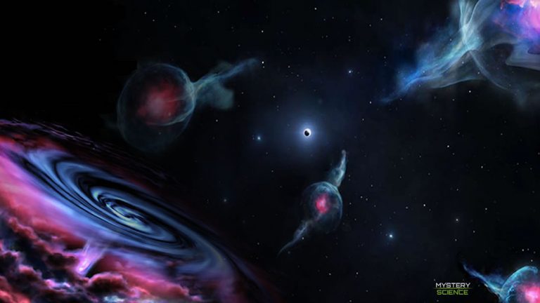 Detectan 4 enigmáticos objetos orbitando un agujero negro supermasivo