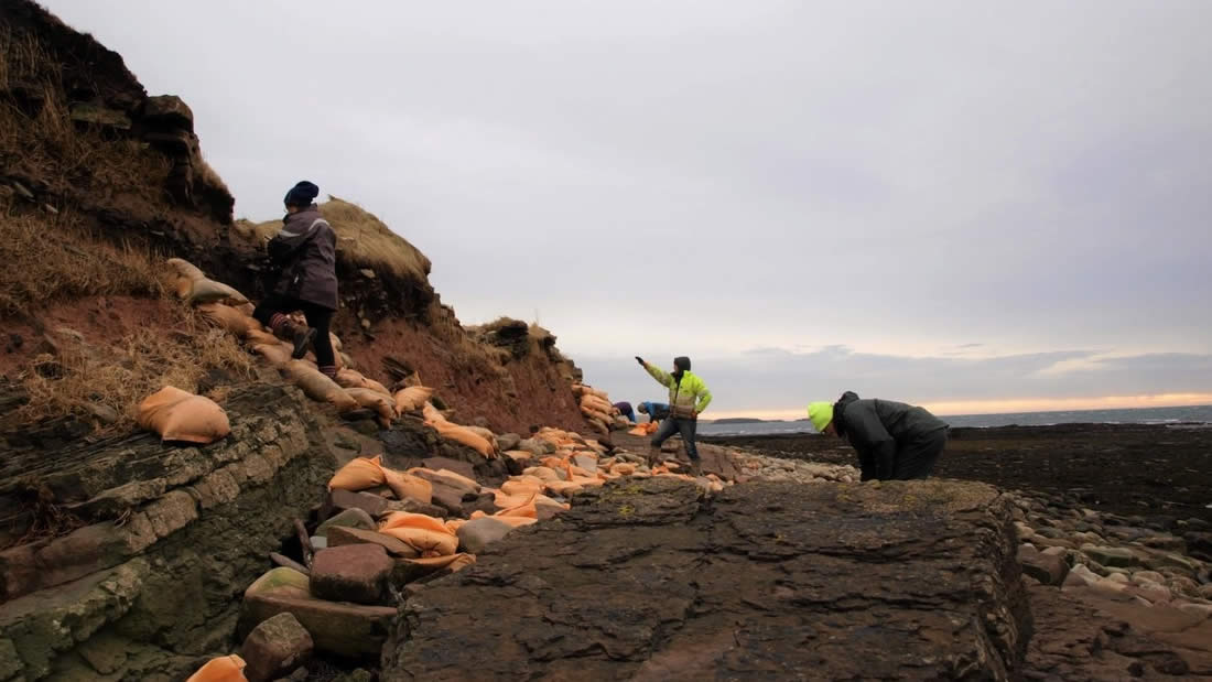 Tormenta deja al descubierto un cementerio vikingo de casi 1.500 años de antigüedad