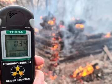 Incendios forestales aumentan los niveles de radiación de Chernóbil