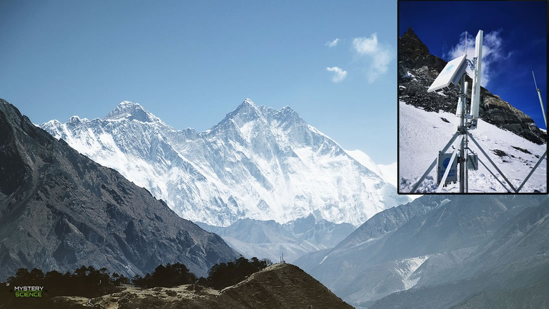 China instala antena 5G en el monte Everest