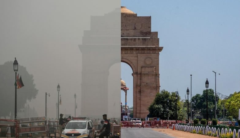 India contaminación atmosférica