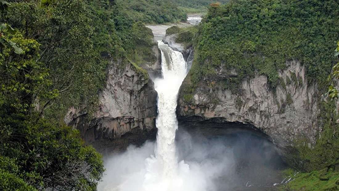 La cascada más alta de Ecuador desapareció repentinamente