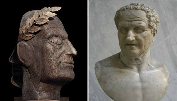 Julio César y Aulo Postimio