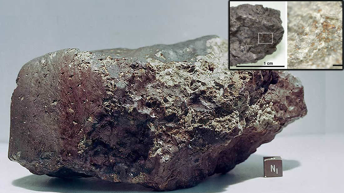 Descubren nitrógeno en un meteorito proveniente de Marte