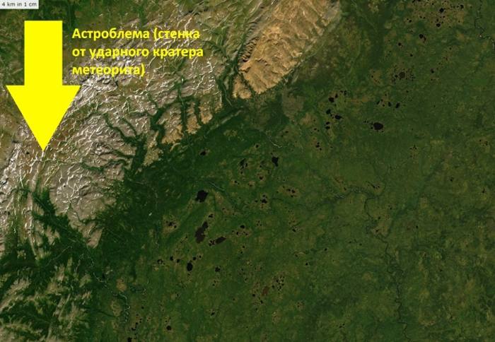 La pirámide está ubicada en el territorio de la Cordillera de los Pueblos-Itinsky