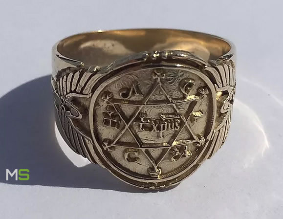 Réplica actual del anillo del Rey Salomón