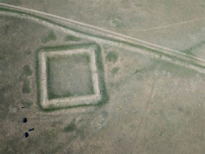 Vista aérea de parte de la Línea Norte de la Gran Muralla China Muralla china para qué fue construida