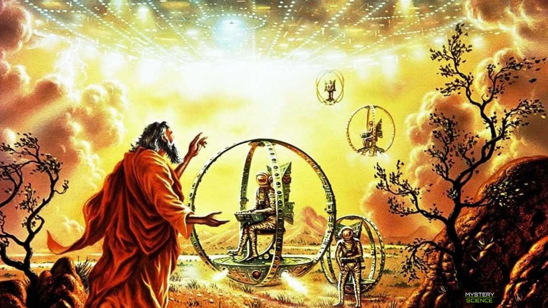 El carro de fuego de Ezequiel: una «nave» celestial de Yahvé con ruedas metálicas
