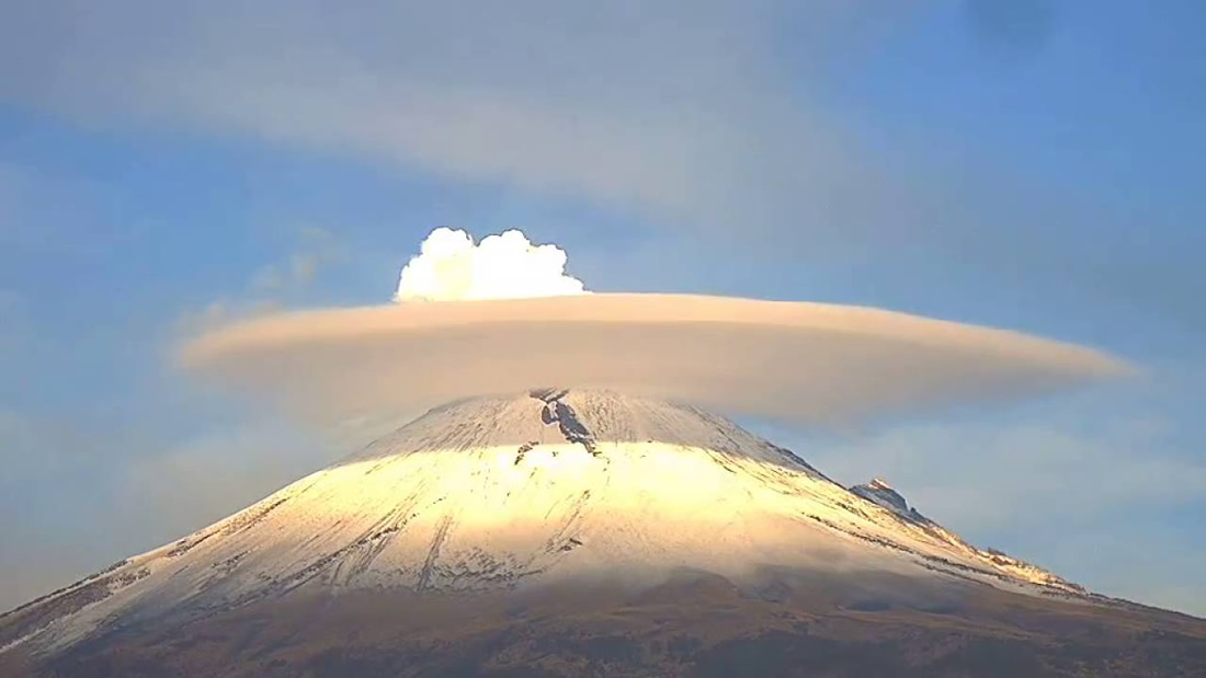 Captan extraños sonidos provenientes del volcán Popocatépetl en México