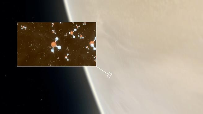 Las moléculas de fosfina fueron detectadas en las nubes altas de Venus