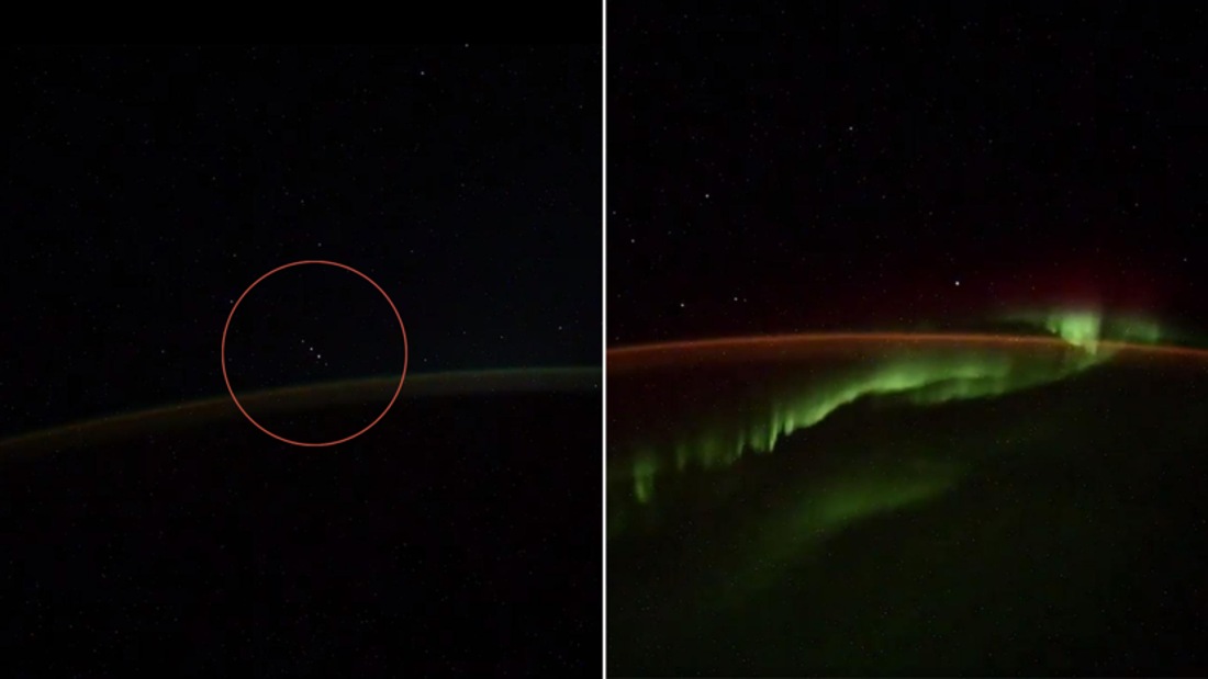 Captan misteriosos objetos desde la Estación Espacial Internacional (VIDEO)