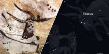 Las pinturas rupestres en esta cueva reflejan grupos de estrellas dibujadas hace 17 mil años