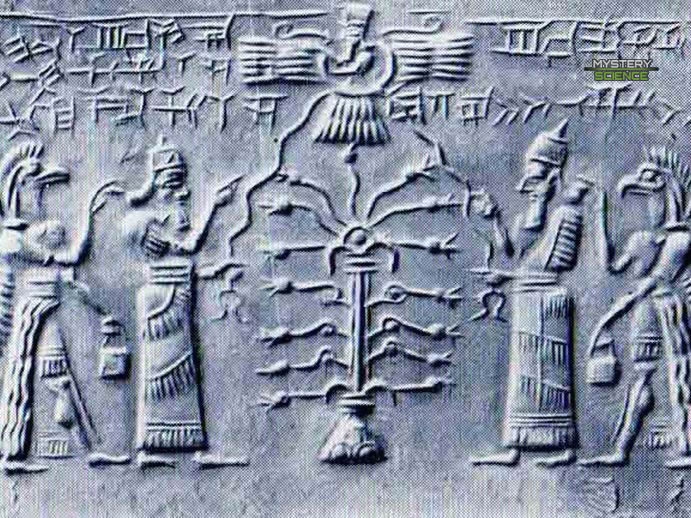 Anunnaki, el Árbol de la Vida y una aeronave alada