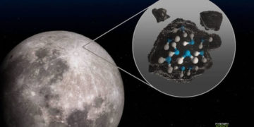 Confirman la presencia de agua congelada en grandes cantidades en la Luna