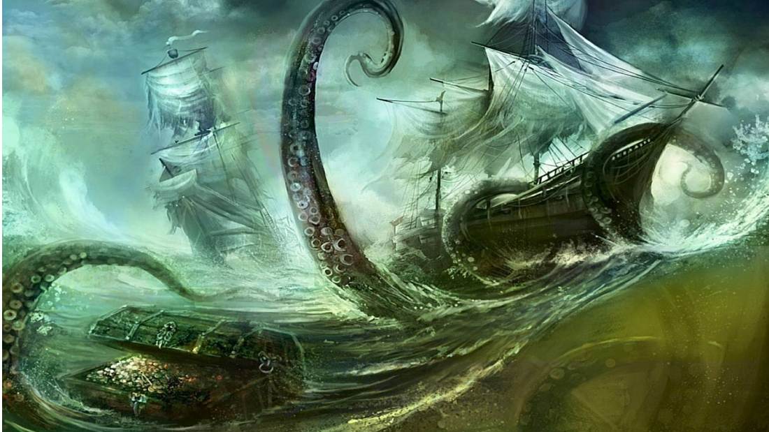 El Kraken hace parte, tanto de la mitología como para la cultura popular. Kraken pelicula