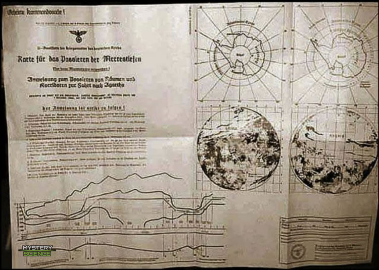 Mapa nazi Tierra Hueca