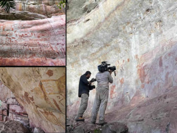 Descubren miles de pinturas prehistóricas en la selva Amazónica