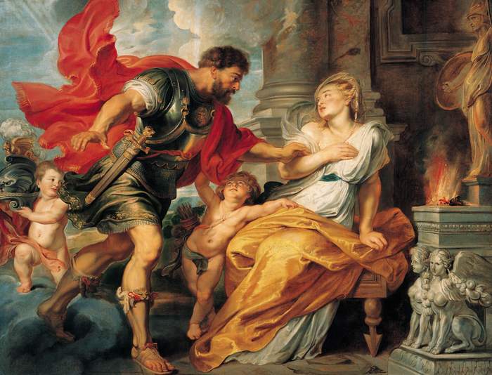 Marte y Rea Silvia, un cuadro de Peter Paul Rubens, realizado en 1617 que representa la leyenda de Rómulo y Remo