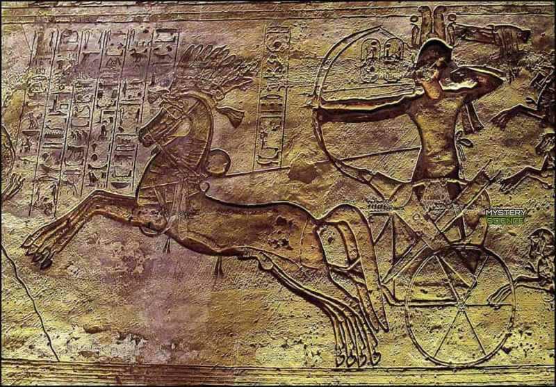 Relieve de Ramsés II en la batalla de Kadesh Relieve de Ramsés II en la batalla de Kadesh