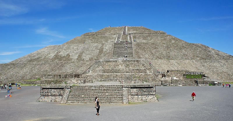 La Pirámide del Sol en Teotihuacan