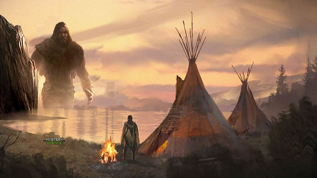 Gigantes blancos descritos por tribus nativas americanas