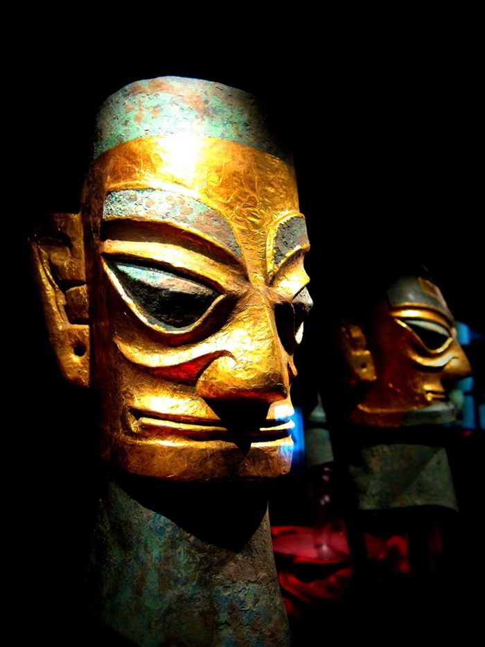 Máscaras Sanxingdui 