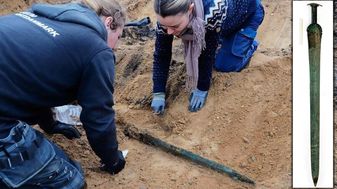 Encuentran una espada de 3.000 años de antigüedad en excelente estado de conservación