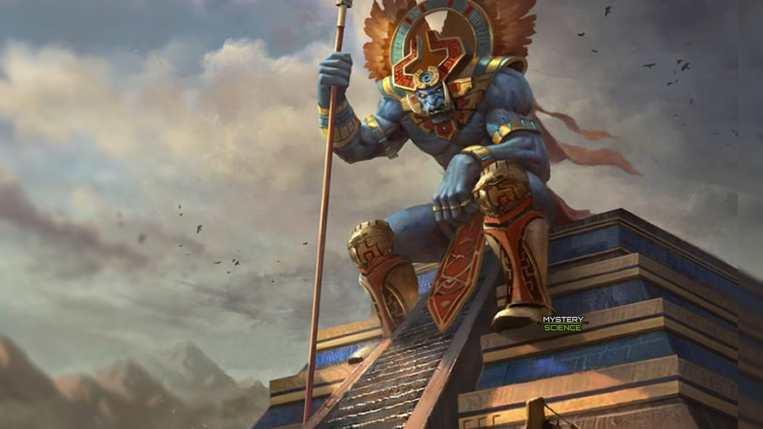 El gigante constructor de pirámides según la mitología azteca
