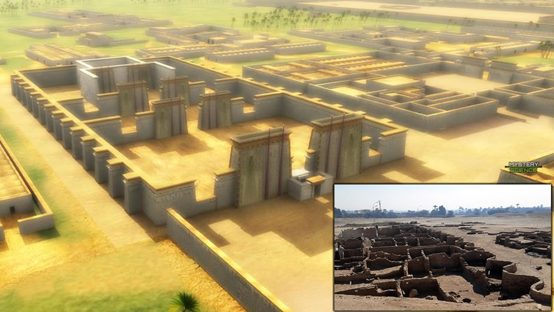 Encuentran una ciudad de hace 3.000 años del antiguo Egipto
