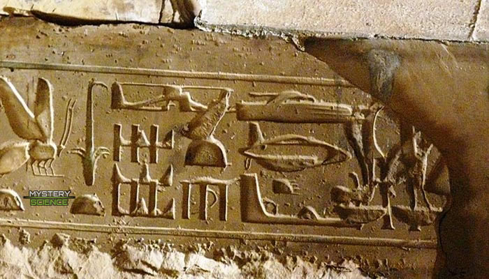 Jeroglíficos en Abydos 